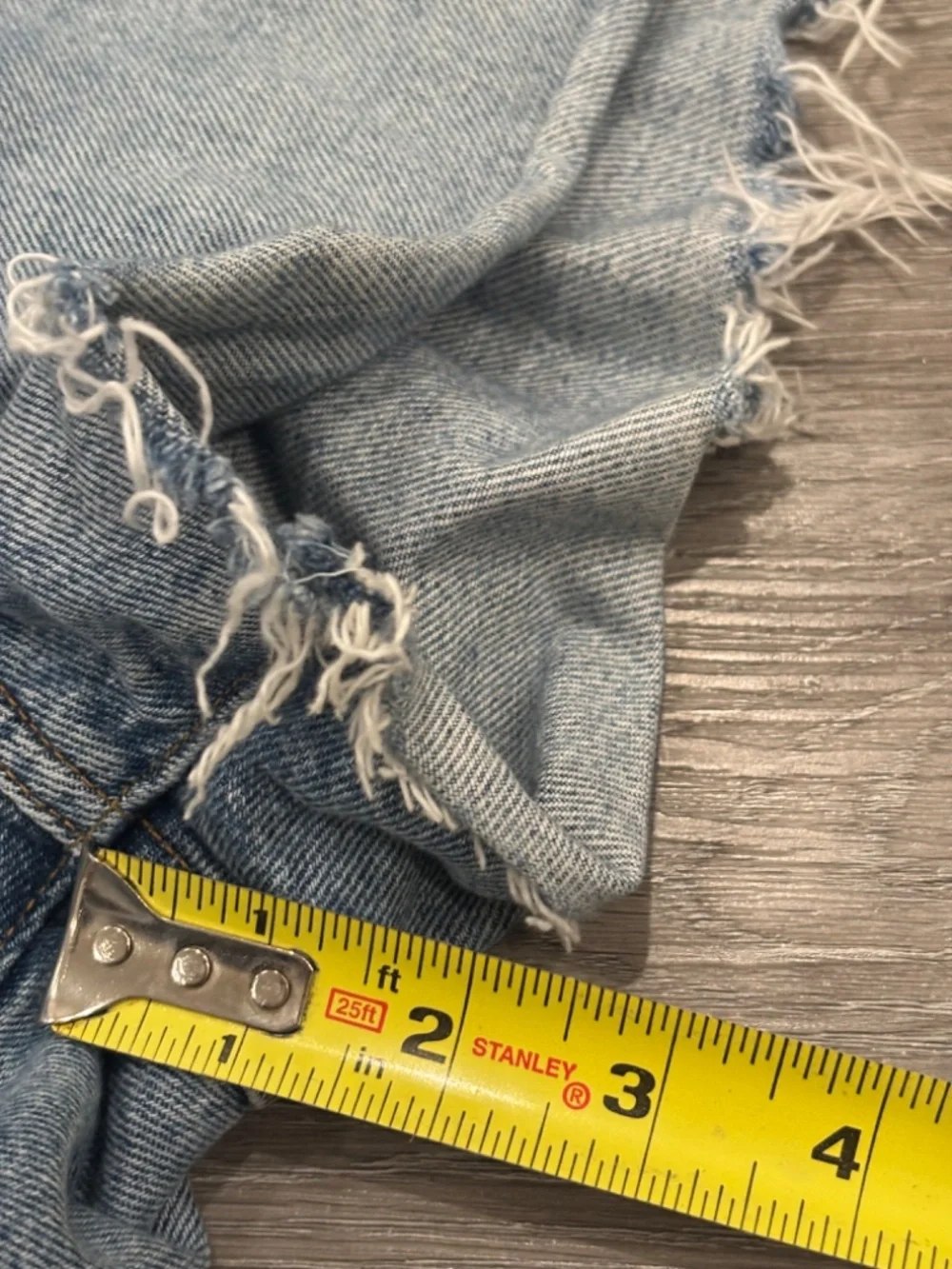 Agolde Parker High Rise Cutoff Distressed Denim Shorts Swapmeet Womens 24